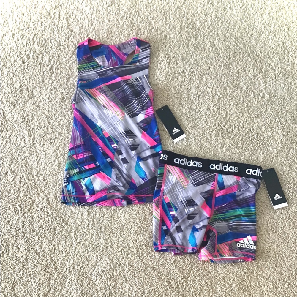 NWT Adidas Matching Set Girls